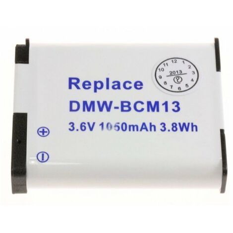 ACCU LI-ION ADAPTABLE POUR PANASONIC 3,6V-1050MAH POUR PIECES SON VIDEO - DMW-BCM13E