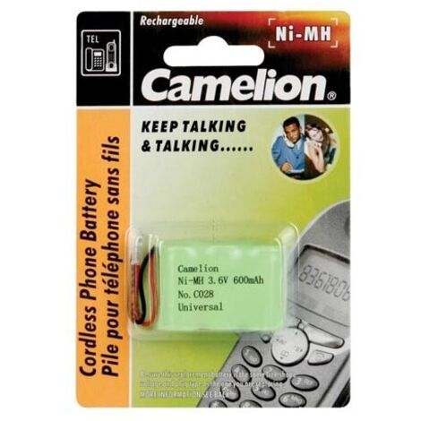 Accu Nimh Pour Telephone Sans Fil 3 6v-600mah (fiche Universelle)