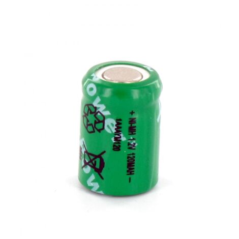 Accu Yuasa 1/3AAA 1.2V 120mAh NiMh 1AAAYM120 + cosses à souder