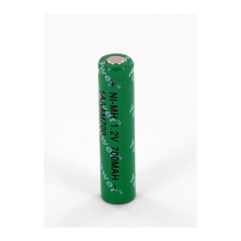 

Accu Yuasa AAA 1.2V 700mAh NiMh superior plano 1AAAM700 - vainas para soldar