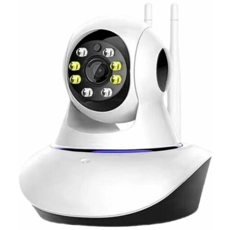Accueil Caméra de surveillance WIFI à 360 degrés HD vision nocturne à distance machine à tête secouante sans fil 1080P intérieur et extérieur