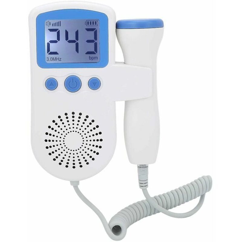 Accueil Doppler foetal, moniteur cardiaque de poche pour bébé Doppler de battement de coeur pour la grossesse et test Clearblue