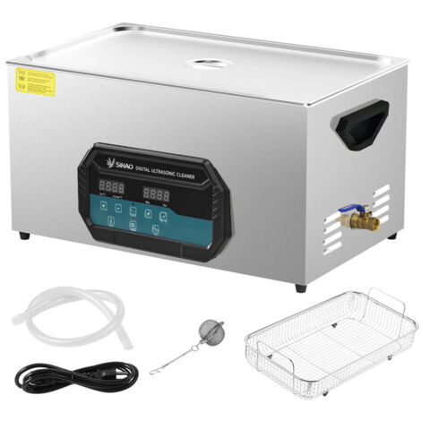 Accueil Nettoyeur à ultrasons 22L Machine à ultrasons multifonction portable pour un nettoyage polyvalent et efficace bleu