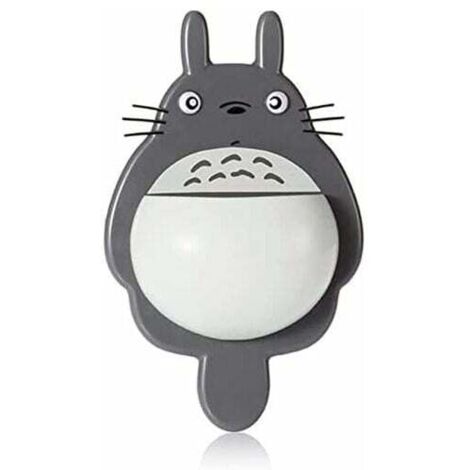 Accueil Salle de bain Totoro Brosse à dents Porte-dentifrice, Supports de rangement à ventouse et supports muraux Étagères de salle de bain (B)