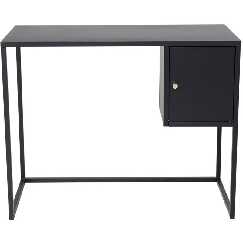 Ebuy24 - Bureau 1 porte en métal L95cm - Noir - Bakal Ebuy24 - Bureau 1 porte en métal L95cm - Noir - Bakal