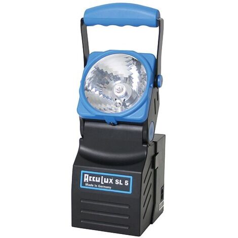 ACCULUX SL 5 Halogen-Leuchte Einzeln, blau/schwarz - 47 lm