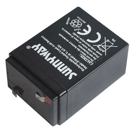 ACCUMULATEUR BAT1 6 V 4.5 AH POUR PETIT ELECTROMENAGER MOULINEX - RS-AC3172