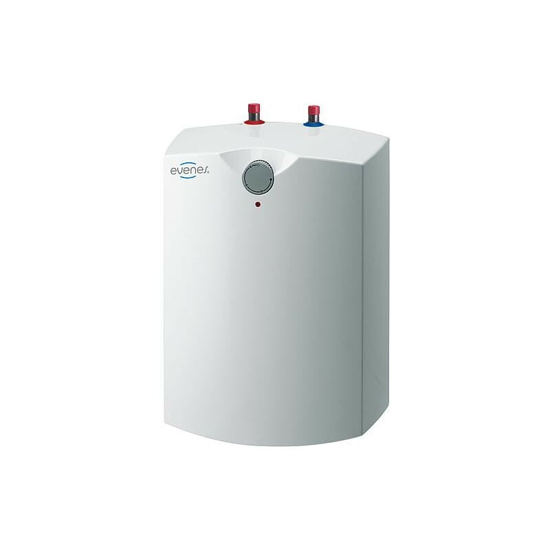 Accumulateur d´eau chaude resistant a la pression type GT 15 O EVENES 15 L sur evier, electrique