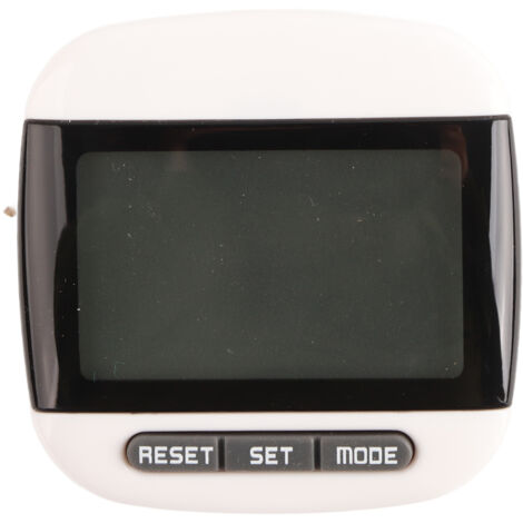 Accurate Step Counter Portable Pedometer with LCD Screen for Jogging Hiking Running WalkingBlack