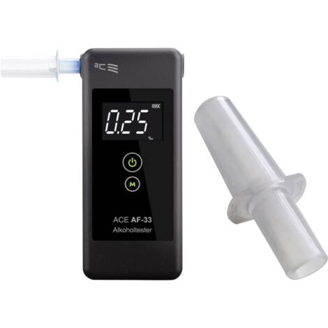 ACE AF-33 Etilometro Grigio scuro 0.00 fino a 5.00 ‰ incl. display