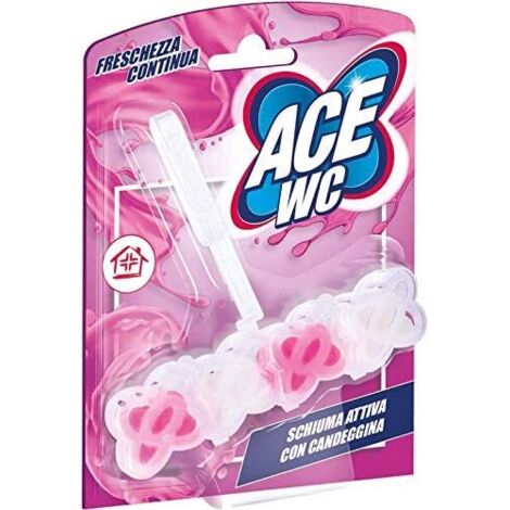 ACE TAVOLETTA PER WC CON CANDEGGINA E SCHIUMA ATTIVA FRESCHEZZA CONTINUA