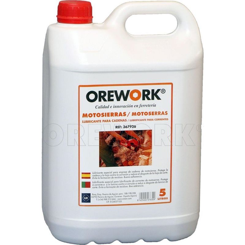 

Orework - Aceite cadena motosierra 5 Lt