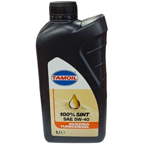 Aceite de Coche Tamoil 100% 100% Sintético 5W40 B-D 1 Litro 29735