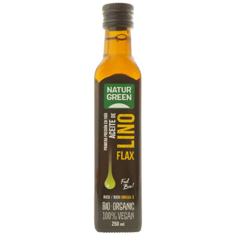 Aceite de lino bio 500ml Naturgreen