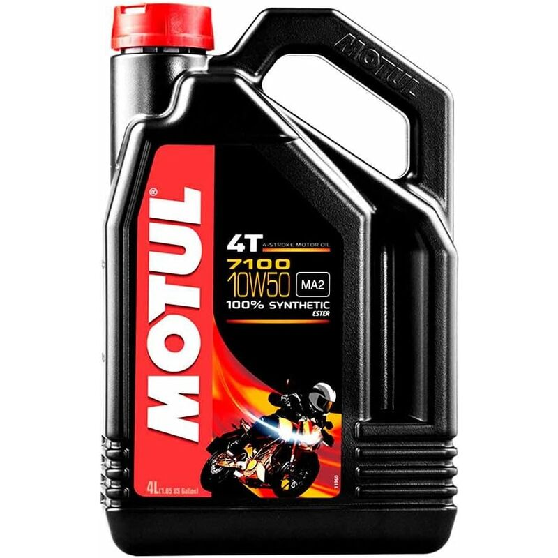 

Aceite de motor 4 tiempos 7100 4T 10W-50, 4 L - Motul
