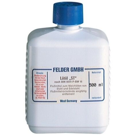 Aceite de soldadura st din en29454,3.2.2.a bote 500ml felder