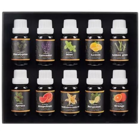 Aceite esencial - juego de 10 uds. 15ml Ruhy 21938