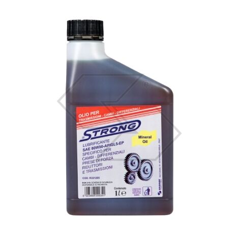 Aceite lubricante STRONG para transmisiones, diferenciales SAE 80W90 1 litro