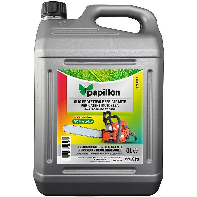 

Aceite para cadenas y barras motosierra 5 litros
