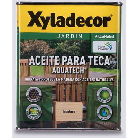 Aceite para teca incoloro Aquatech Xyladecor- 5 l