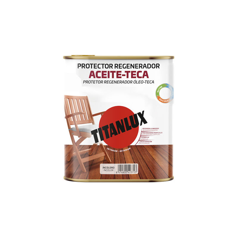 

Aceite Para Teca Incoloro - Titanxyl - 750 Ml - M46380034..