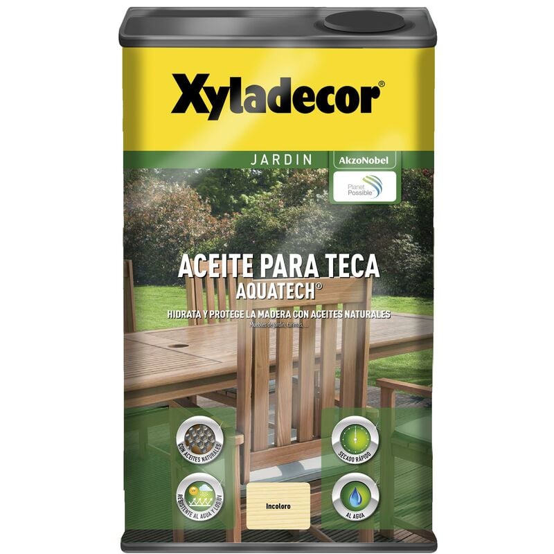 

Aceite para teca Xyladecor Aquatech INCOLORO 5 L