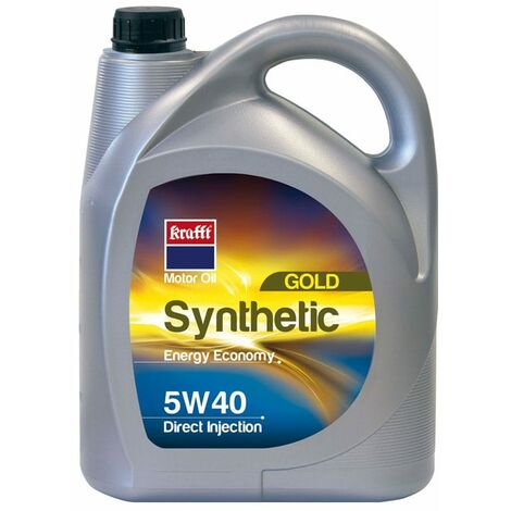 Aceite Sintetico 5W40 Gold Krafft 5L Protección Máxima