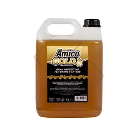 Aceite sintético protector de cadenas de motosierra AMICO GOLD 5 litros R314145