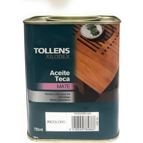 ACEITE TECA INCOLORO 750ML - Tollens