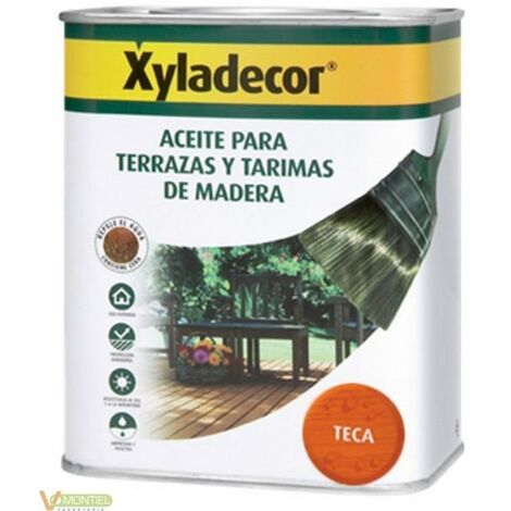 Aceite TECA para terrazas y tarimas de madera Xyladecor 5 litros
