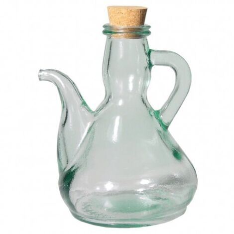 ACEITERA CRISTAL TAPON CORCHO 1/2L. - EHLIS