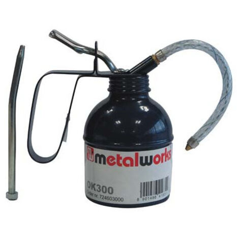 Aceitera latón con bomba OK300, 300ml  Metalworks 724603000