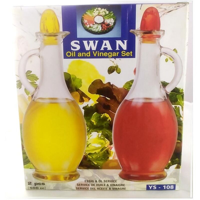 

Swan - BLUNGI aceitera + vinagrera vidrio 0,5 l