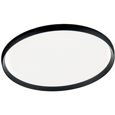 ACELIA P/G - PLAFONIERA LED 3000-4000K 3000-3100lm 50W NERO D.60CM