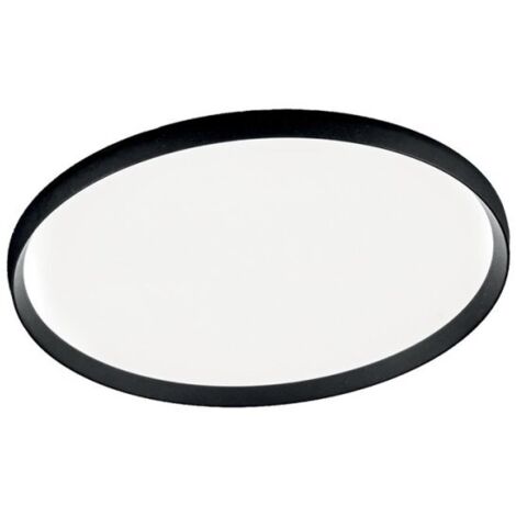 ACELIA P/P - PLAFONIERA LED NERO 3000K-4000K 2000-2100lm 30W D.40CM DIMMERABILE