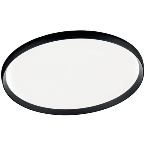 ACELIA P/S - PLAFONIERA LED NERO  3000-4000K 6700-6900lm 76W DIMMERABILE D.80CM