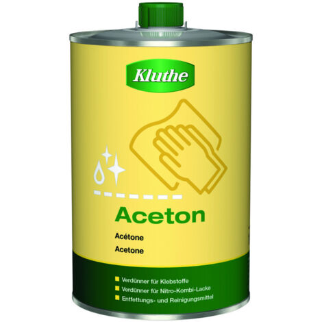 Aceton 1l Dose Aceton Reinigungs- Entfettungsmittel 12 Stk