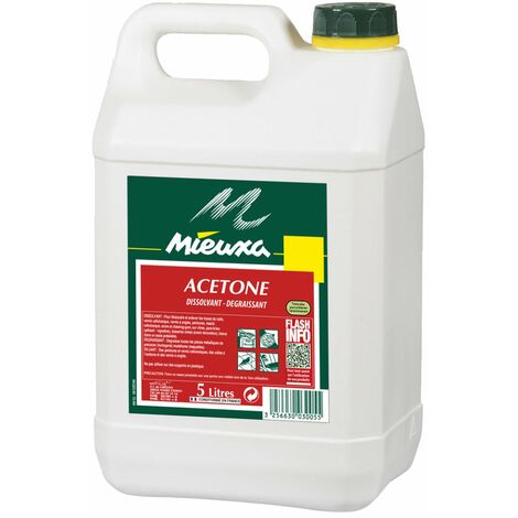 Acetone 5 Litres - Mieuxa