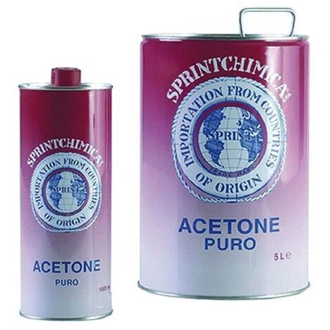 Acetone puro sgrassatore solvente per vernici 1 lt sprintchimica
