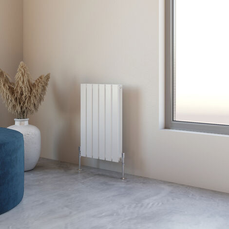 Acezanble 600x408mm White Horizontal Double Radiator Central Heating Rads Flat Panel