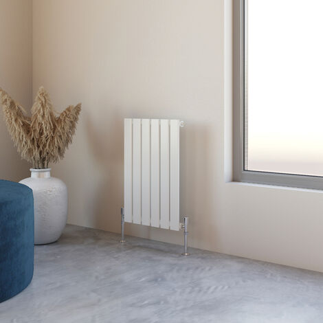 Acezanble 600x408mm White Horizontal Single Radiator Central Heating Rads Flat Panel