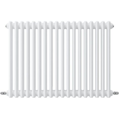 Acezanble Horizontal Traditional Cast Iron Style Radiator 600x830mm 2 Column White
