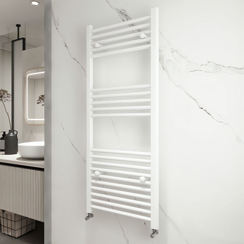 Image of Acezanble - Straight White Heated Towel&hellip;
