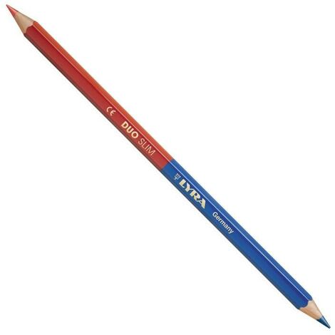 ACHA lapiz lyra mina fina 2,8mm azul/rojo , 0UNIDADES , ACHA lapiz lyra mina fina 2,8mm azul/rojo , 0UNIDADES