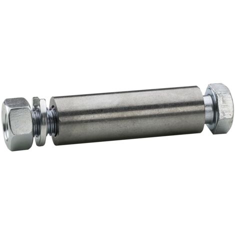 Achszubehör für Rad 100-125 mm, Bohrungs ø 15 mm Schraube M8 x 60 mm Nabe 45 mm