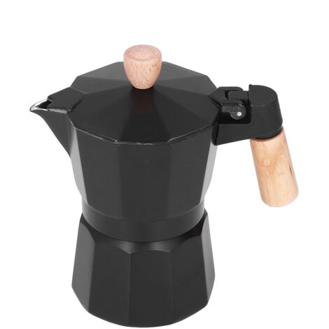 Achteckige Druckkaffeemaschine für 6 Tassen – ideal für Camping, Zuhause und Büro