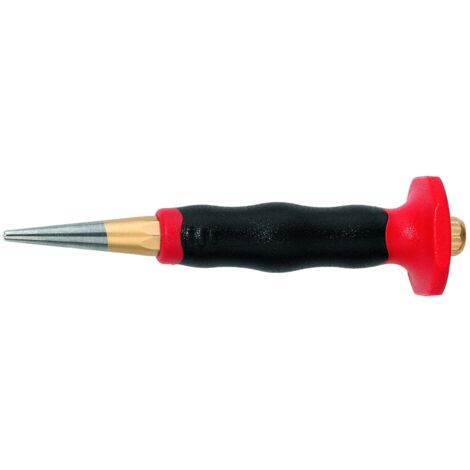 Achteckiger konischer Stempel mit Schutzgriff 120x10x3mm  Rennsteig 4401030