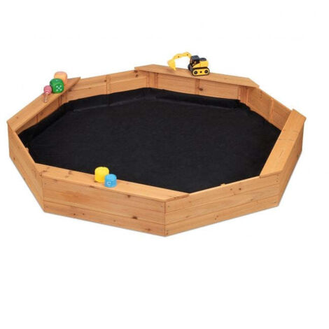 Achteckiger sandkasten inkl fasertuch