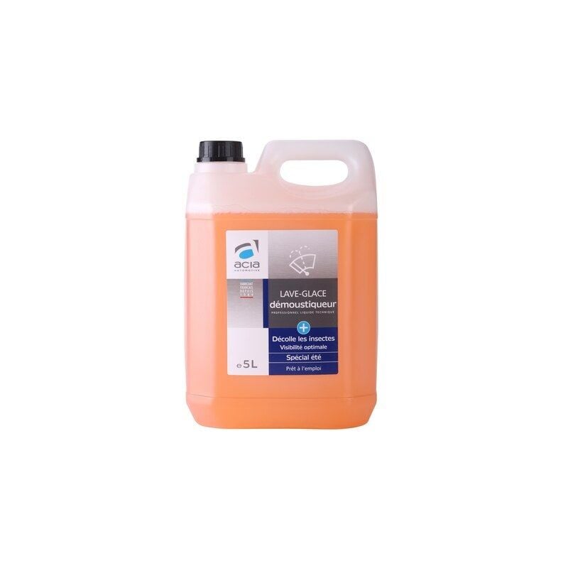 Lave-glace été, démoustiqueur, orange, parfum mangue 5 litres - Acia