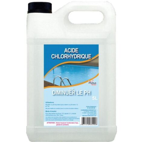 Acide Chlorhydrique 5 Litres - Ciron-phebus